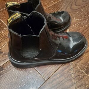 Dr. Martens 100% New  Shiny Black Kids Boots